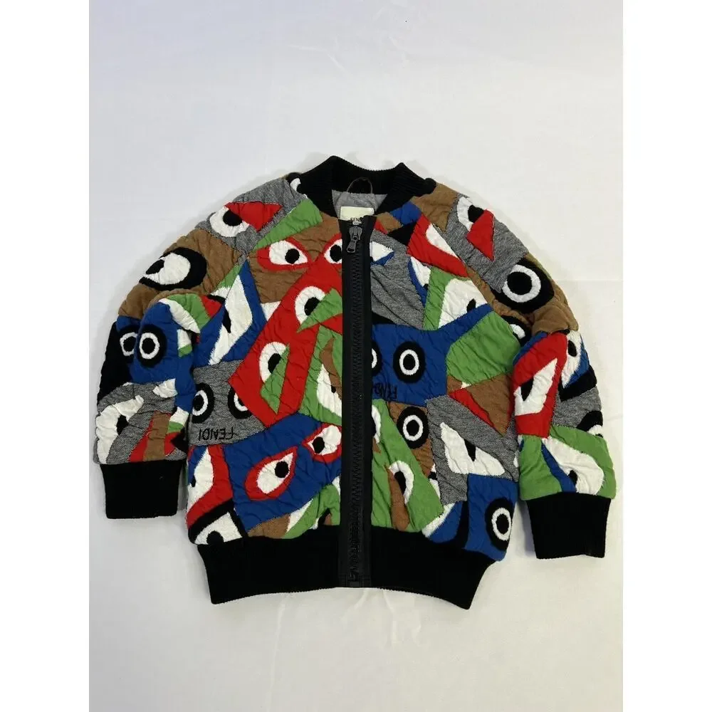 Authentic Fendi Bomber Jacket Girls Size 6